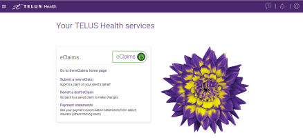 TELUS Health services page