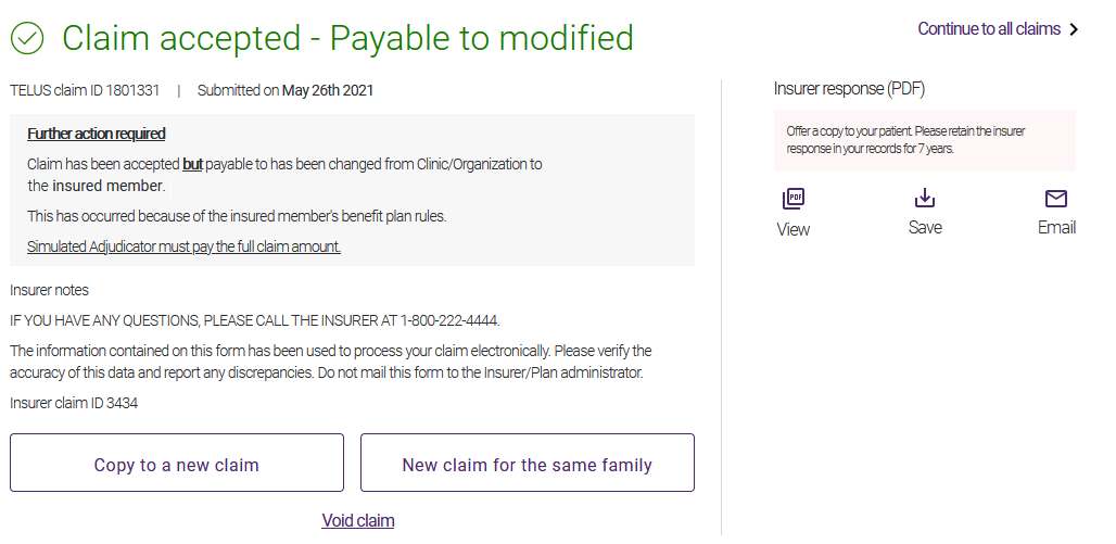 What Is Pv Claim Accepted Meaning