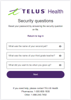 Security questions
