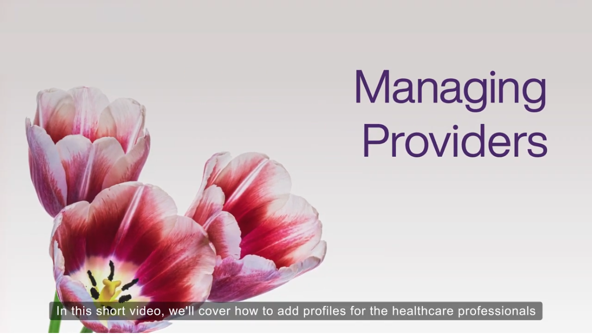 Managing providers